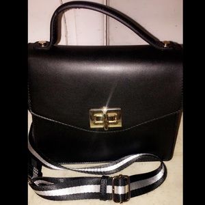 Sleek black bag